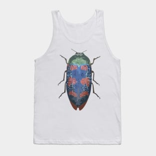 Jewel Beetle Digital Painting Tank Top